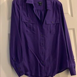 Jcrew silk blouse